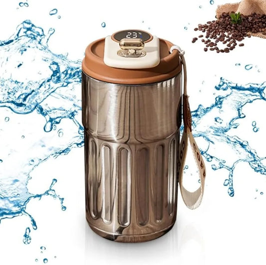 Coffee Cups with Temperature Display Smart Coffee Insulated Mug 316 Stainless Steel Display Temperature Double-walled Insulation