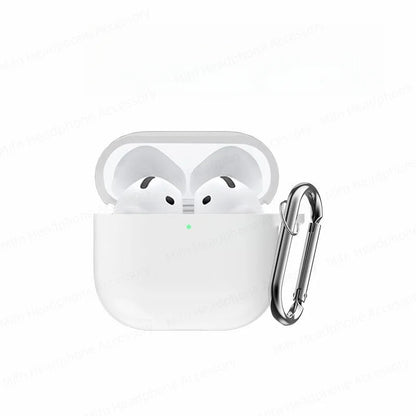 Cover for AirPods 4 Case 2024 3D Silicone Wireless Bluetooth Headphone Soft Protective Case for AirPods 4th Gen with Cleaner Kit