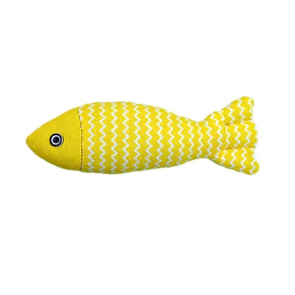 Cat Toys Saury Fish Crinkle Sound Soft and Durable Interactive Kitten Kicker for Indoor Kitty Exercise for All Breeds
