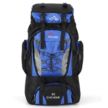 80L Outdoor Mountaineering Backpack For Men And Women Cycling Backpack For Men Women Sports Backpack Leisure Travel Backpack