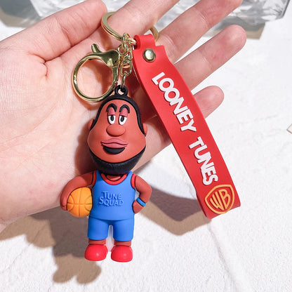 Animal Bunny Bunny Basketball Wholesale Pendant Anime Keychain Cartoon Pendant Jewelry Keychain Doll Couple Doll