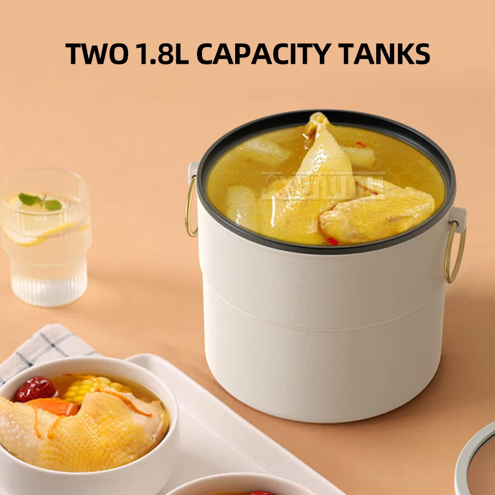 Multifunctional Cooker Electric Double Boiling Pot Split Type Kitchen Cooking Pot Pentola Elettrica