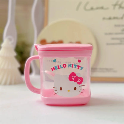 Sanrio Hello Kitty Kitchen Seasoning Box Kuromi Melody Cinnamoroll Msg Salt Sugar Jar Household Seasoning Jar Storage Box