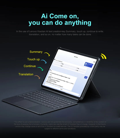 Lenovo XIAOXIN Pad Pro12.7 2025 Entertainment Office Learning Game Tablet Super Interconnection Tianji 8300 2.9k 144Hz Gray