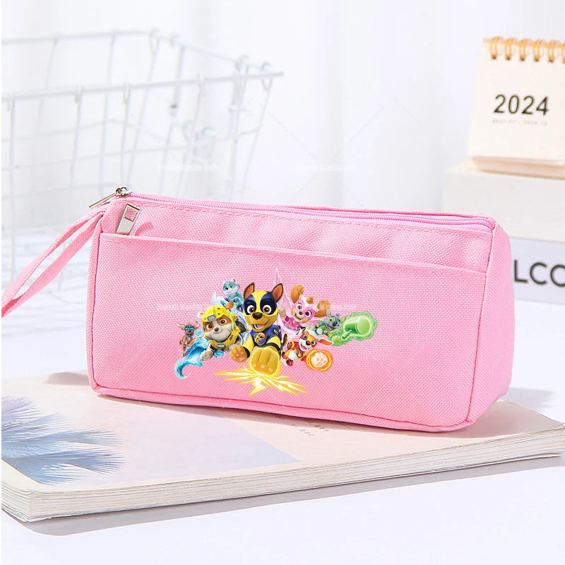 Paw Patrol Girl Boy Pencil Case Pen Bag Large Capacity Korean Organizer Pouch Student Back To School Supplies Stationery Gift