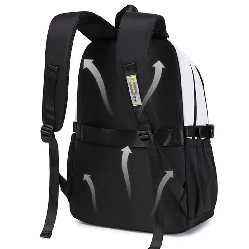 Backpack 3Pcs/Set for Girls Large Capacity Middle Schoolbag Student Schoolbag Set School Backpack Bags for Teenage Students Bag