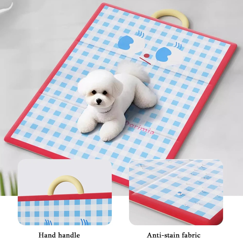 Upgraded 2025 Dog & Cat  Pet Sleep Pad bed - Waterproof Anti-Slip Foldable  Multi-Function Outdoor/Indoor