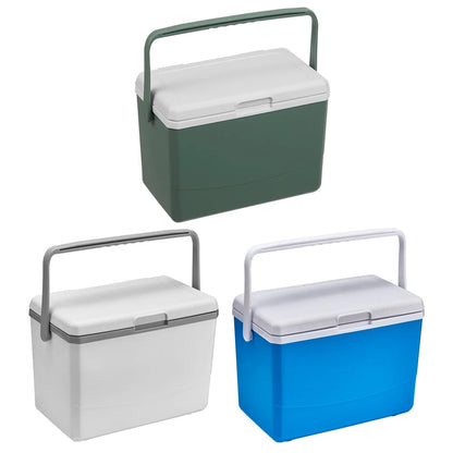 3L Insulated Portable Cooler with Handle Picnic Ice Bucket Heat Preservation Food Storage Cooler Box for Camping Tailgating