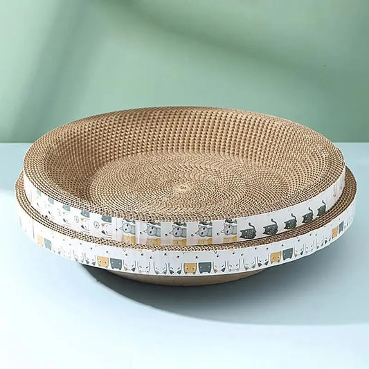 Cardboard Cat Scratcher Durable Bowl-shaped High-Density Cat Scratch Pad For Indoor Cats Indoor Cat Furniture Scratch Post