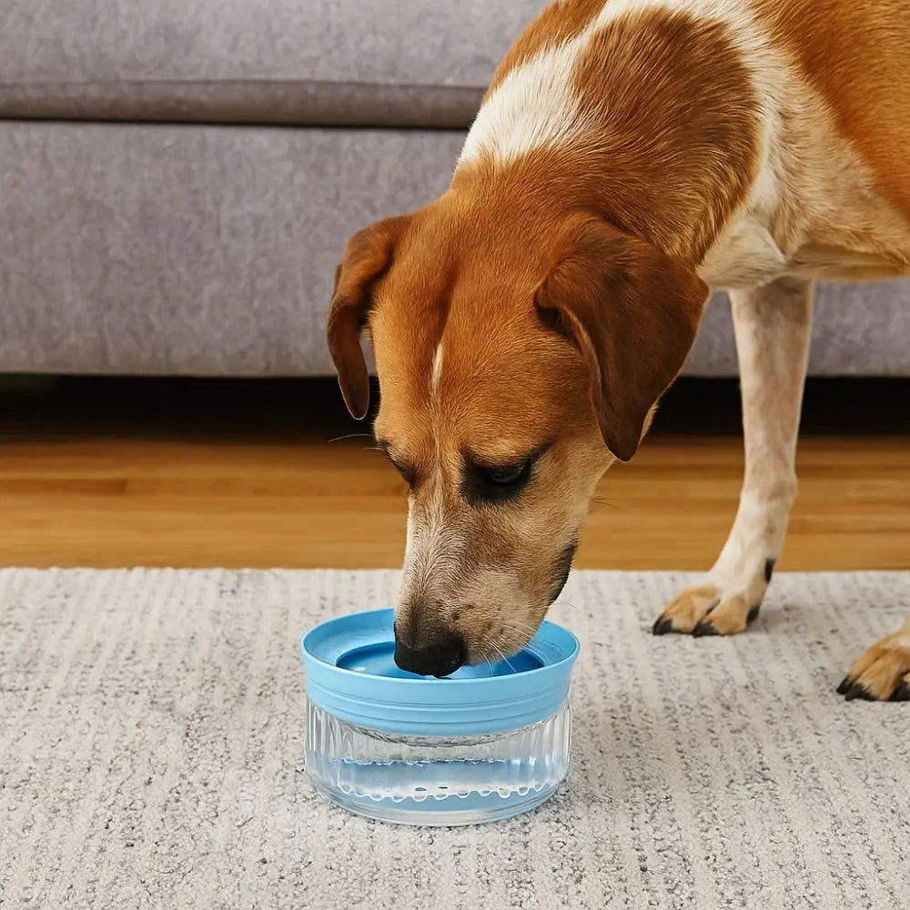 Large Capacity Pet Water Bowl Anti Splash Anti-tipping Pet Drinking Bowl Anti Wetting Mouth Detachable Automatic Dog Bowl