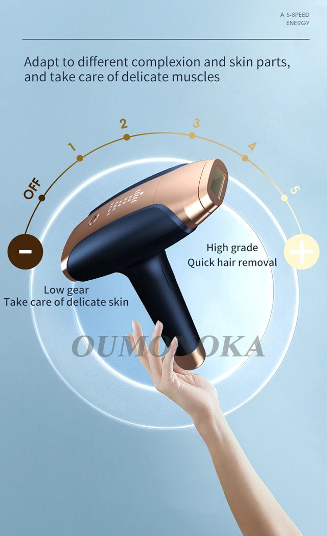 4-in-1 Laser Epilator Laser Hot Sell Permanent IPL Photoepilator Hair Removal Painless Electric Epilator Machine