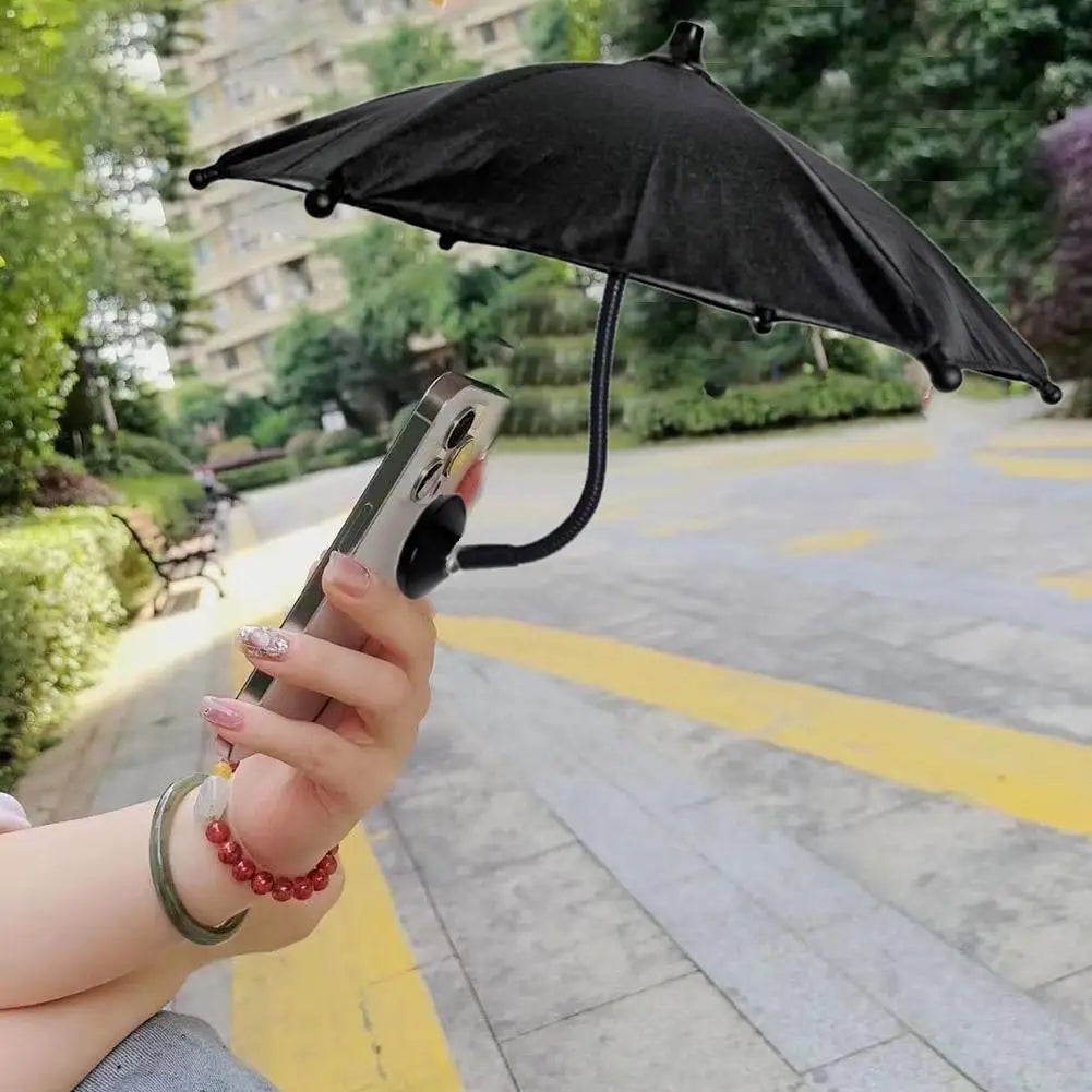 Magnetic Phone Umbrella For Iphone 15/14/13/12 Pro/Pro Max Anti-glare Sun Shade Cover 360° Rotation Mini Umbrella