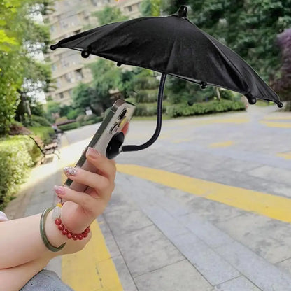 Magnetic Phone Umbrella For Iphone 15/14/13/12 Pro/Pro Max Anti-glare Sun Shade Cover 360° Rotation Mini Umbrella