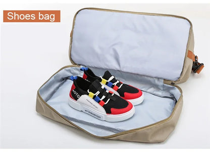 Large Capacity Travel Fitness Bag Waterproof Portable Sports Duffel Bag for Men Short Distance Workout Chest Shoulder Carryall