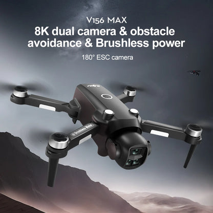 Drone 4K Profissional HD Dual-Camera Obstacle Avoidance 5G Wifi With Screen Remote Control Quadcopter Optical Flow Drone