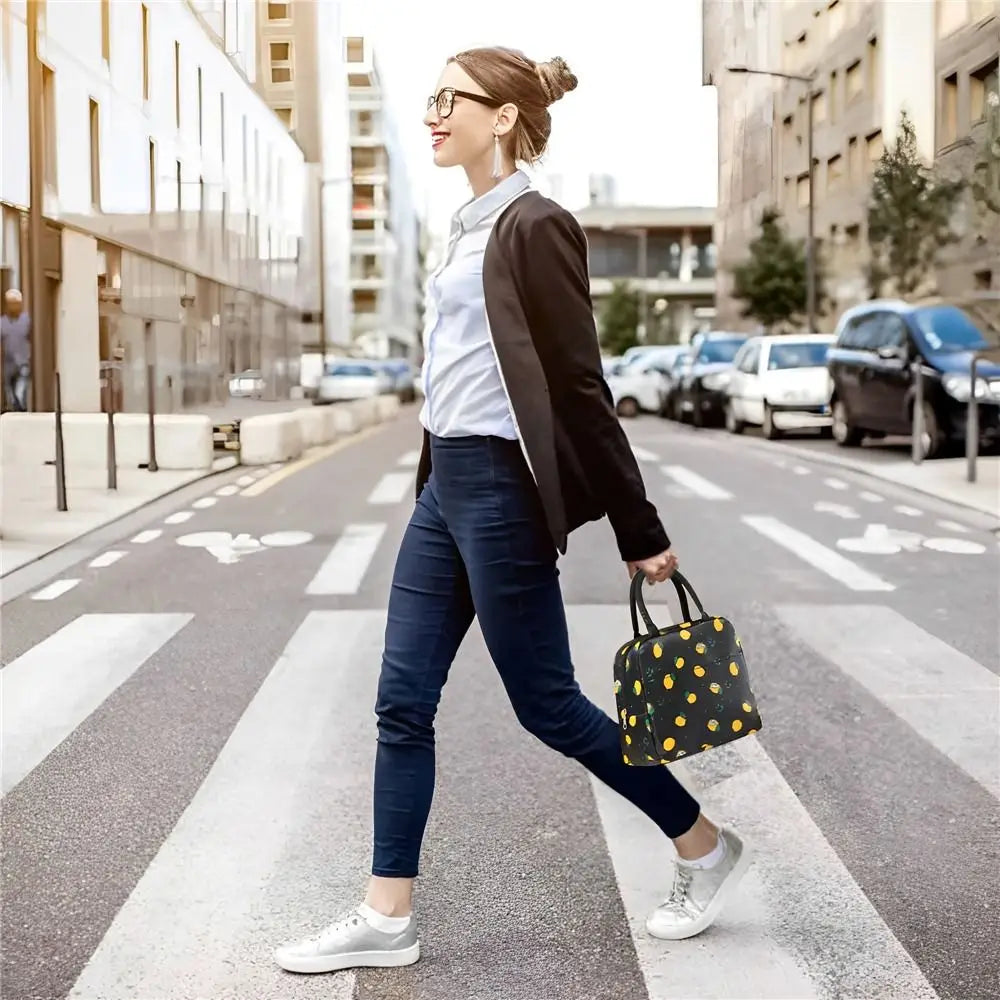 Reusable Lunch Bag for Women Large Capacity Small Insulated Cooler Lunch Container Leakproof Lunch Tote Bags