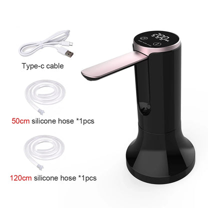 Electric Water Gallon Pump Automatic Water Pump 19 Liters Foldable Desktop Water Bottle Pump USB Rechargeable Water Dispenser