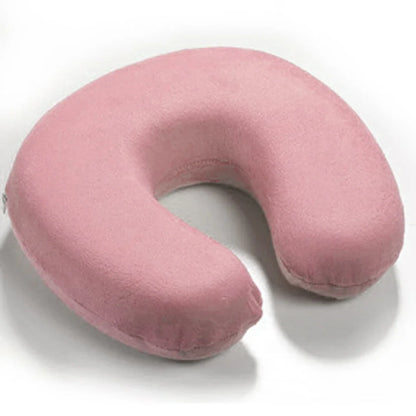 Memory Foam Neck Pillow Resting Head Neck U Shape Soft Travel Pillow For Office Train Rest Airplane 15 Colors Neck Pillows