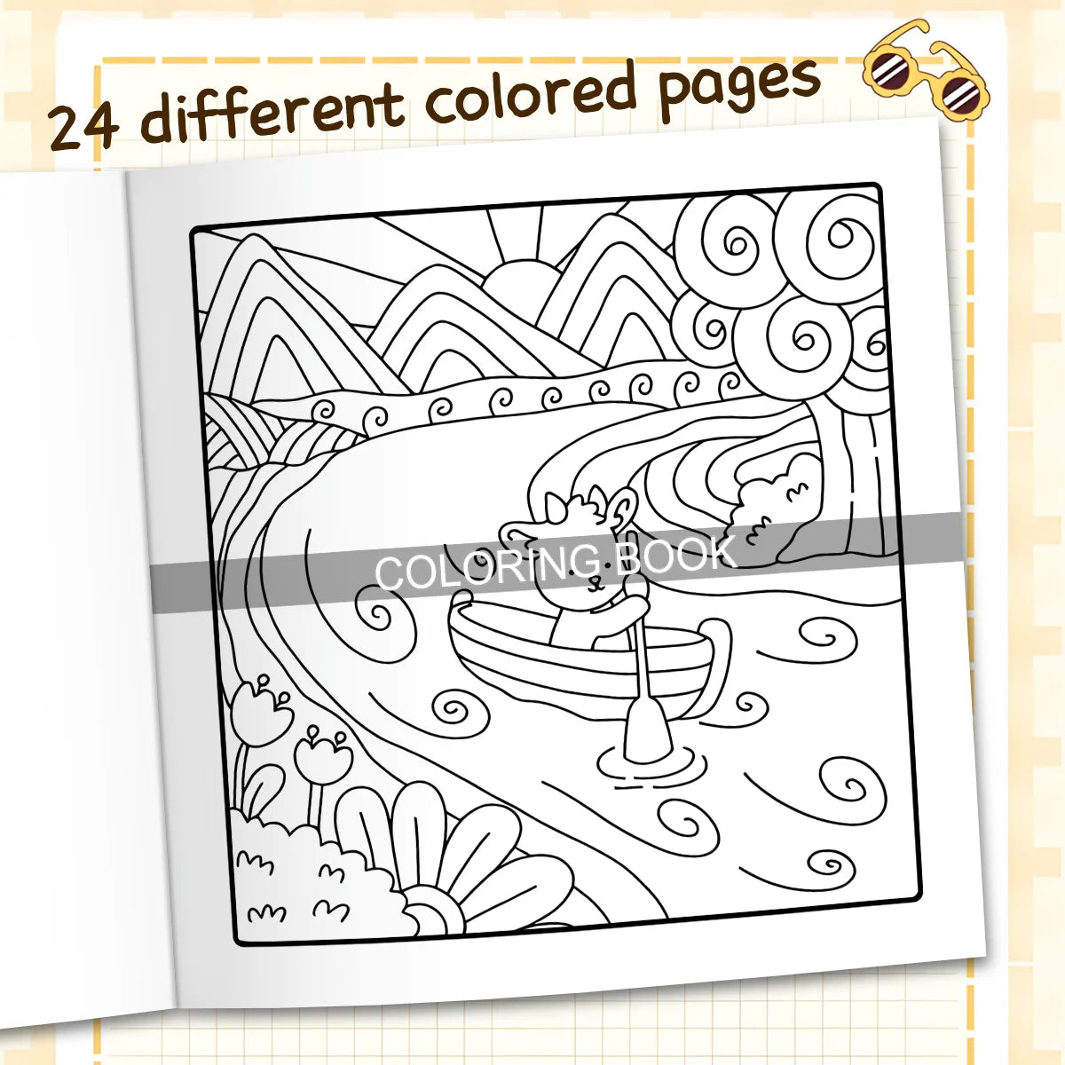 COZY PATTERNS SUPER CUTE AND FUN Coloring Book for Adults Picture Book for Educational DIY Relaxation Children Drawing Books