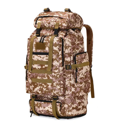 80L/100L  Mountaineering Bag Climb Bag Tactical Backpacks Large Backpack Outdoors Hiking Camping Travel Bags