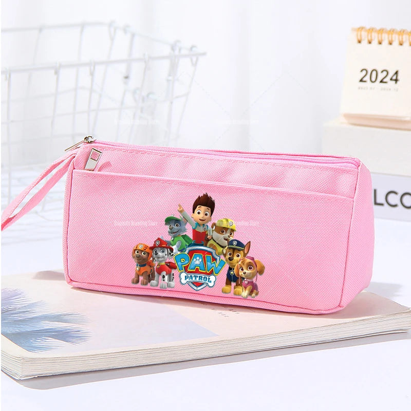 Paw Patrol Girl Boy Pencil Case Pen Bag Large Capacity Korean Organizer Pouch Student Back To School Supplies Stationery Gift
