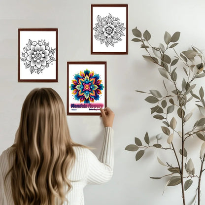 Spiral Coloring book -30 Sheets adult coloring book, 11.2 x 8.3 inches, 100g thick paper, drawing book, homecoming holiday gift