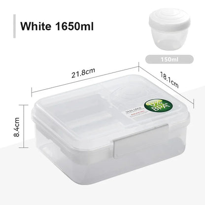 Portable Handle design Double layer Lunch box Compartment Bento Boxes Students Toddler Bento Containers Outdoor Salad Picnic box