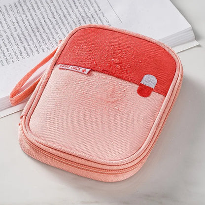 Mini Medicine Organizer Bag Outdoor First Aid Kit Portable Travel Storage Sack Emergency Medical Case Accessories Supplies