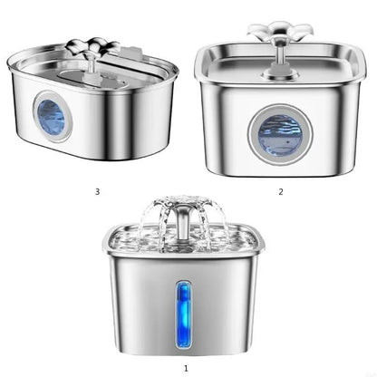G92C 2.6L Automatic Pet Water Dispenser Drinking Fountain Cats Dog Watering Supply