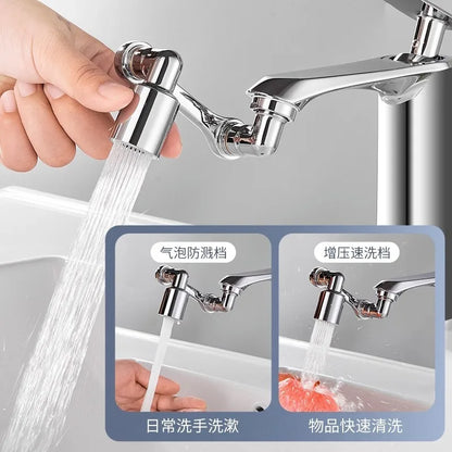 Multifunction 1080° Rotation Faucet Sprayer Head 24mm Adaptor Faucet Extender Aerator Splash Bubbler Nozzle Kitchen Tap Tools