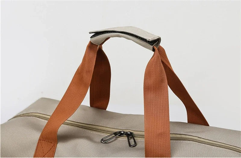 Fitness bag Large capacity Short distance luggage portable fitness bag Travel bag Shoulder handbag Men's sports waterproof bag