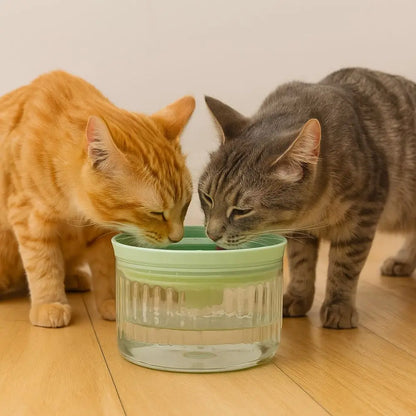 Large Capacity Pet Water Bowl Anti Splash Anti-tipping Pet Drinking Bowl Anti Wetting Mouth Detachable Automatic Dog Bowl