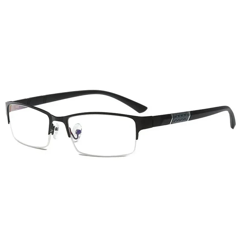 0 -0.5 -1 -1.5 -2 -2.5 -3 -4 -5 -6 Half Metal Frame Nearsighted Glasses Unisex Prescription Myopia