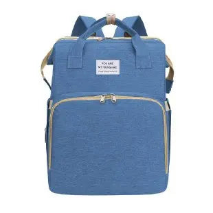 Mommy Bag Lightweight Portable Folding Crib Bed Large-capacity Travel Maternity Bags Baby Backpack Female Mommy Outting Bag