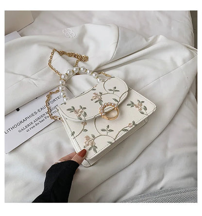 NEWEST Shell Beads Bags Fashion Sweet Bag Women's Handbags Lace Wedding Chic Lady Chain Women Shoulder Crossbody Bag