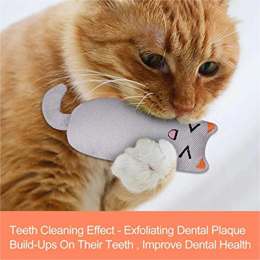 Rustle Sound Catnip Toy Cats Product For Pets Cat Toys For Kitten Teeth Grinding Cat Plush Toy Thumb Pillow Pet Accessories