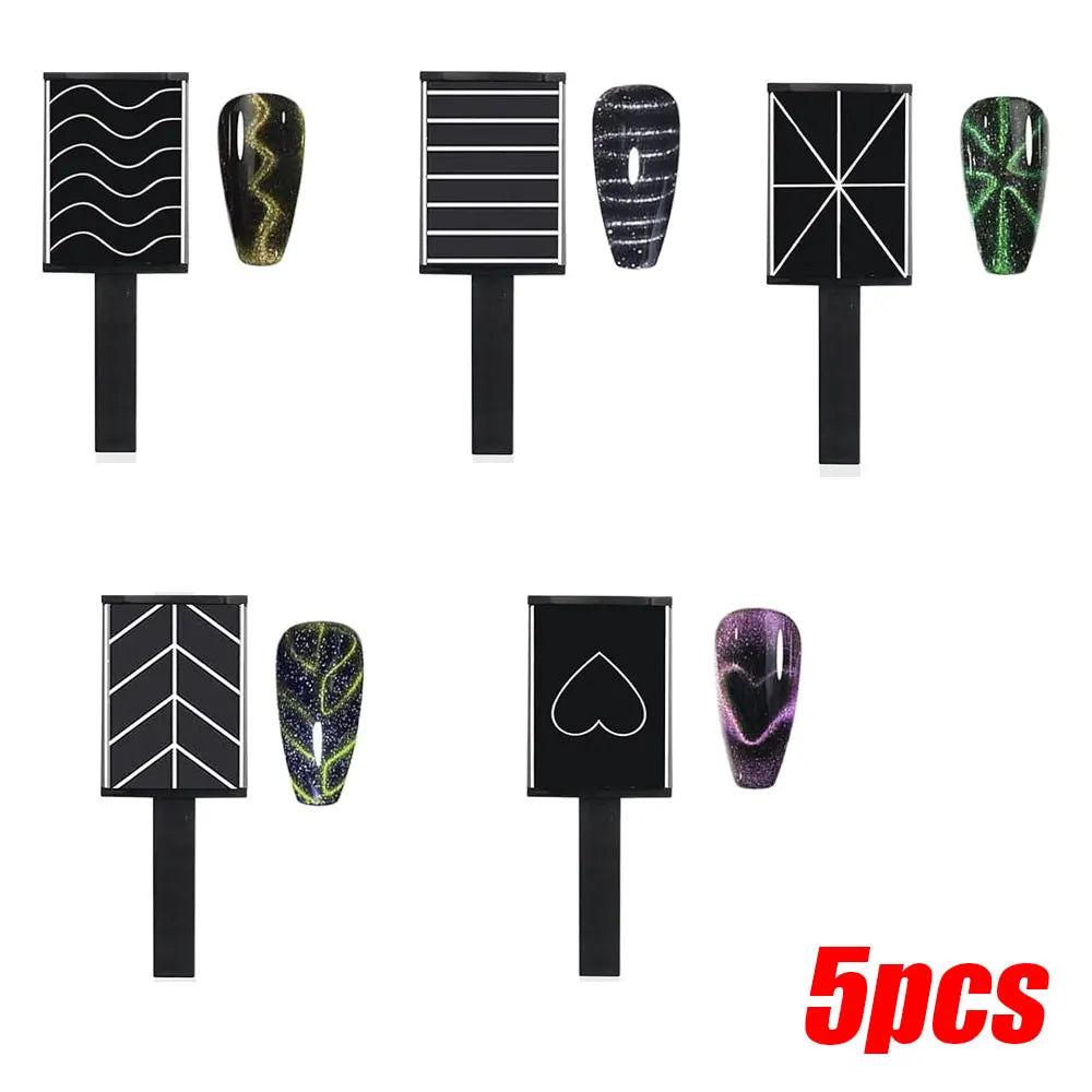 1pcs Cat Eye Nail Magnet Magnetic Pen 11cm Suction Steel Ball Magnet Pen Nail Art Tools Cat Eye Gel Nail Polish Magnetic Stick %