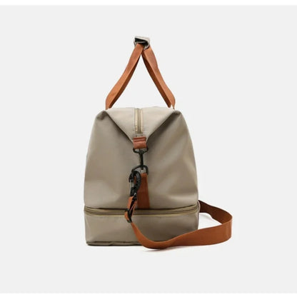 Fitness bag Large capacity Short distance luggage portable fitness bag Travel bag Shoulder handbag Men's sports waterproof bag