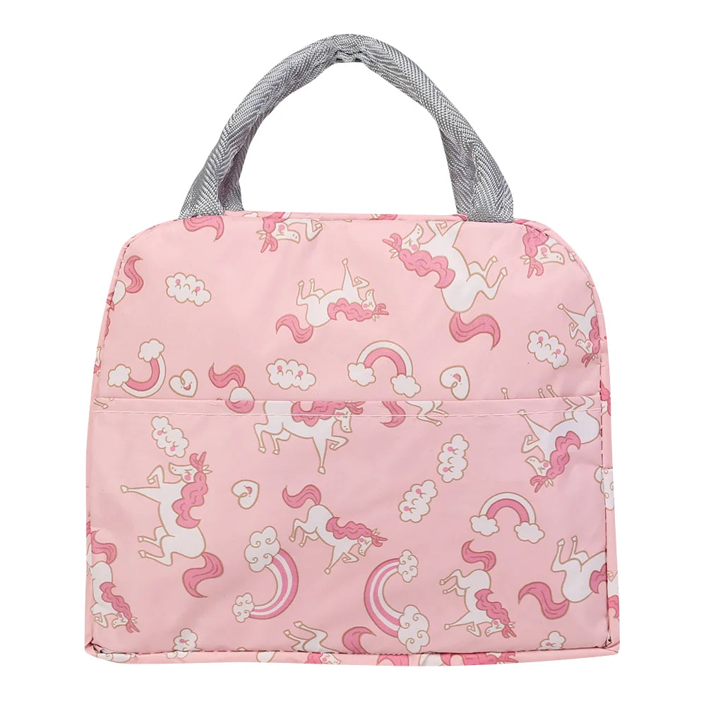 Lunch Box Thermal Insulation Lunch Bag Multifunctional Kid School Lunch Bags Picnic Food Pouch