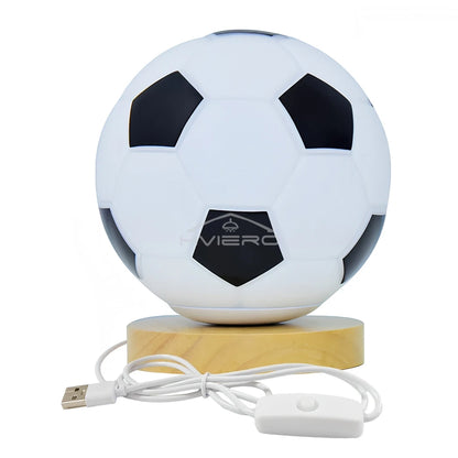 1PCS 3D Football Night Light Bedroom Desktop Decoration Soccer Lamp Battery Powered Perfect Gift For Teenagers Decor Bulb Gifts