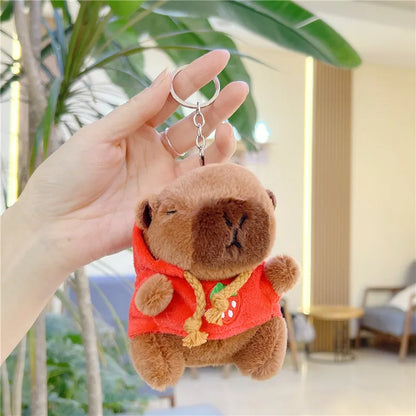 Cute Cartoon Capybara Pendant Keychain Bag Hanging