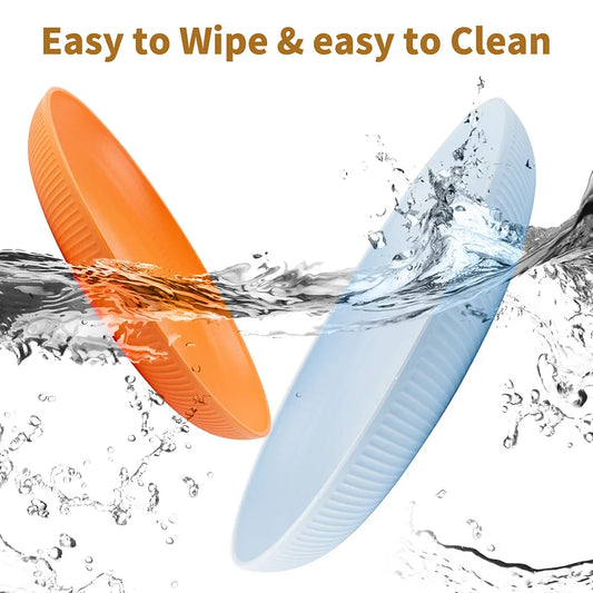 8Pcs 23cm Lightweight Unbreakable Wheat Straw Plates Deep Dinner Plate for Kids Toddler Adult Dishwasher Microwave Safe