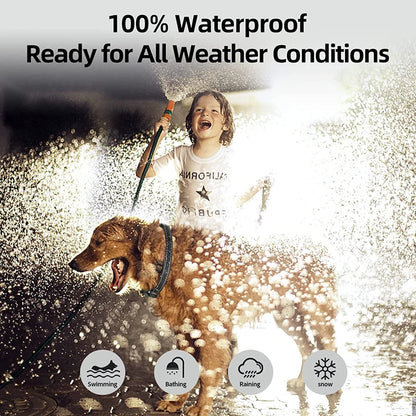 Automatic Anti Bark Collar Dog Training Bark Stopper with 5 Adjustable Sensitivity Beep Vibration Shock Collar IP67 Waterproof