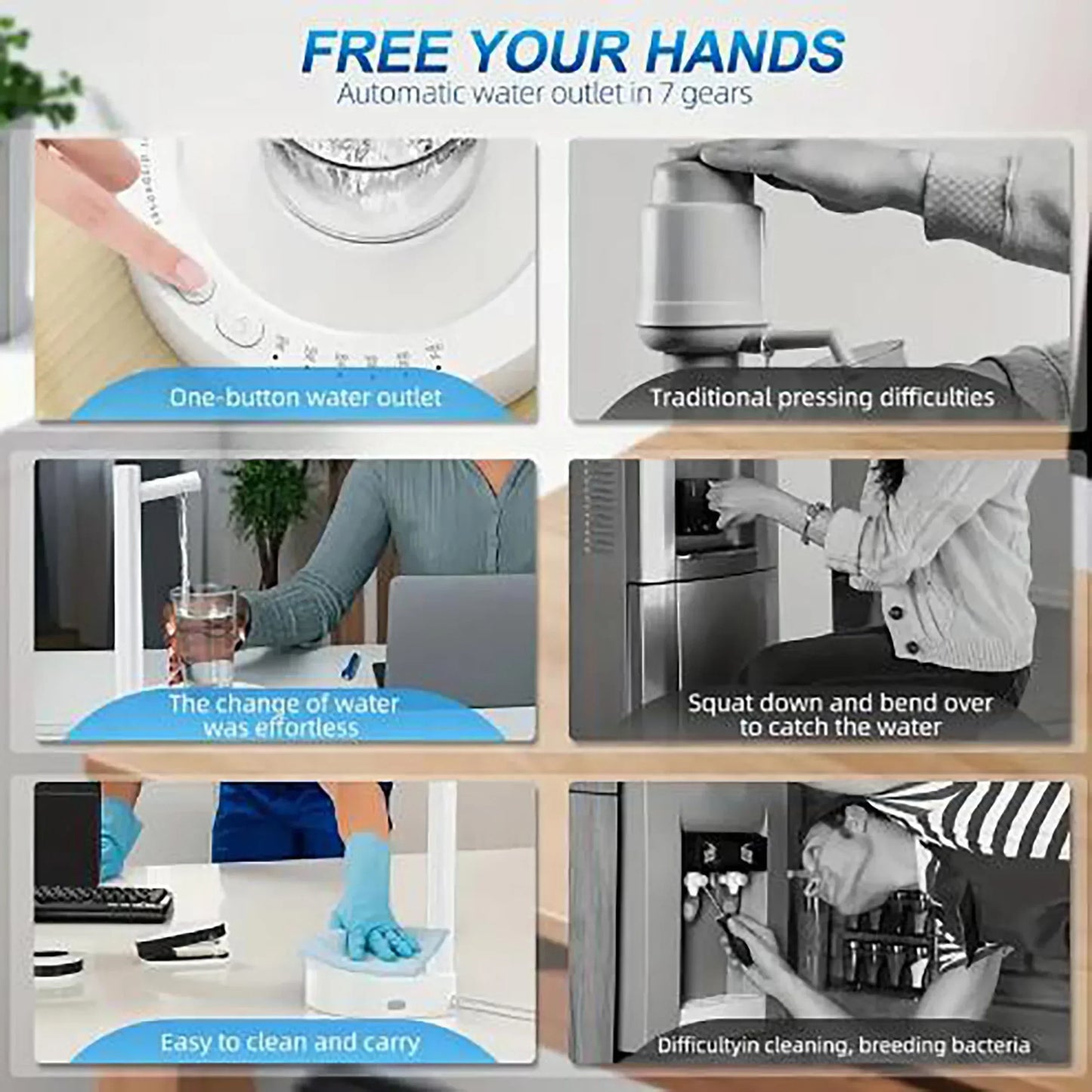 explosions intelligent desktop electric water pump water free wireless water quantitative adjustable portable.