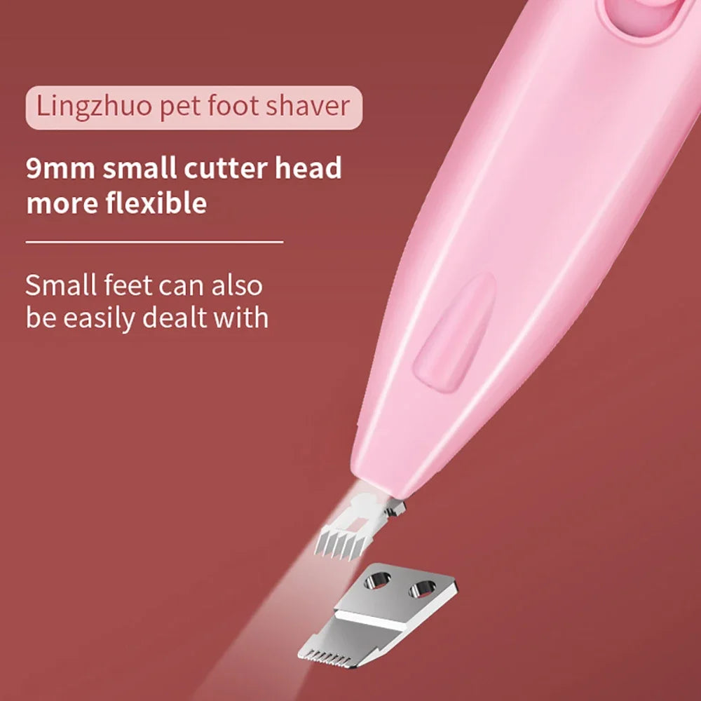 Dog Hair Trimmer Electric Dog Cutter Professional Pet Foot Hair Trimmer Professional Pet Nose/Ear/Paw Trimmer Accessories