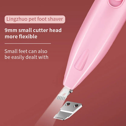 Dog Hair Trimmer Electric Dog Cutter Professional Pet Foot Hair Trimmer Professional Pet Nose/Ear/Paw Trimmer Accessories