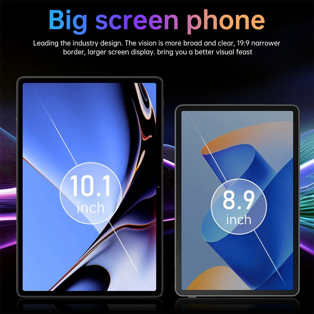 10.1" Tablet PC Pad 7SPro Original 5G Dual SIM Tablets Tab Android 15 22GB+2TB 10000mAh With keyboard Laptop For Kids Children's