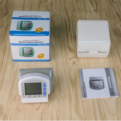Digital Wrist Blood Pressure Monitor Medical Upper Arm Sphygmomanometer Automatic Tonometer Tensiometro Blood Pressure Meter