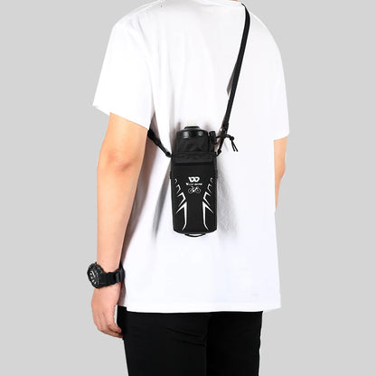 WEST BIKING Bicycle Bottle Holder Cycling Water Bottle Carrier Reflective Pouch Kettle MTB Road Bike Handlebar Bag Accessories