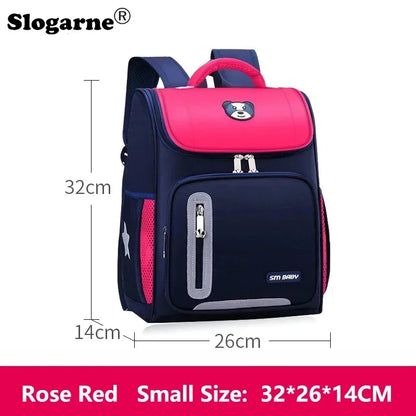 Students Simple Primary School Bags Boys 1-6 Grade Spine Protection Burden Reduction Schoolbag Girls Backpack Unisex Mochila Bag